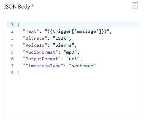 JSON - Unreal Speech